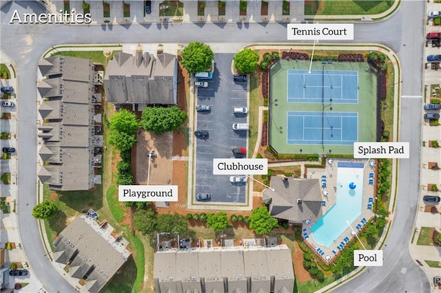 2677 Sardis Chase Ct, Buford, GA 30519 - aerial view of a pool