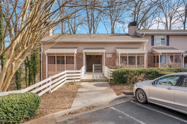 view of front of home