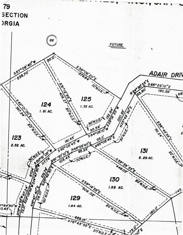 125 Adair NE, Ranger GA, 30734 land for sale