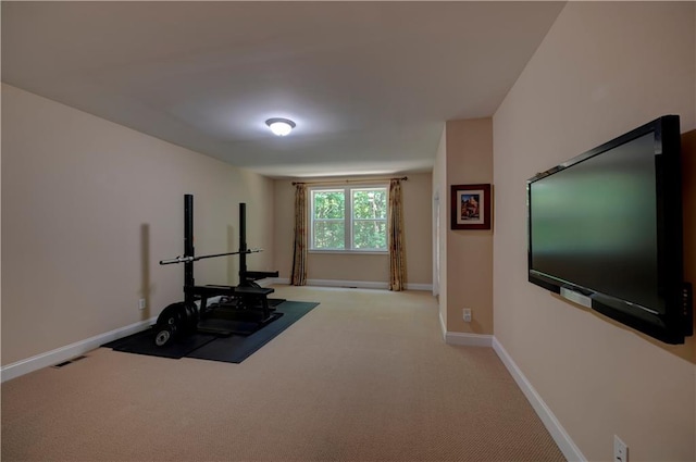 1622 Rivergreen Bnd SE Unit 26, Atlanta, GA 30339 - workout room with carpet and baseboards