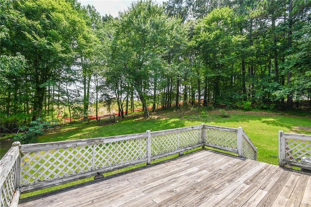 3223 Heritage Way, Buford, GA 30519 - deck featuring a yard