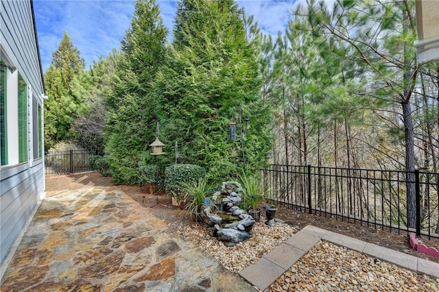 view of patio / terrace with fence