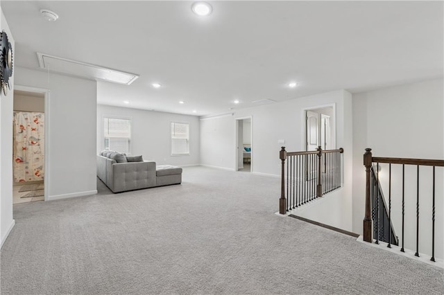 5545 Adirondack Dr, Cumming, GA 30040 - basement with carpet floors and recessed lighting