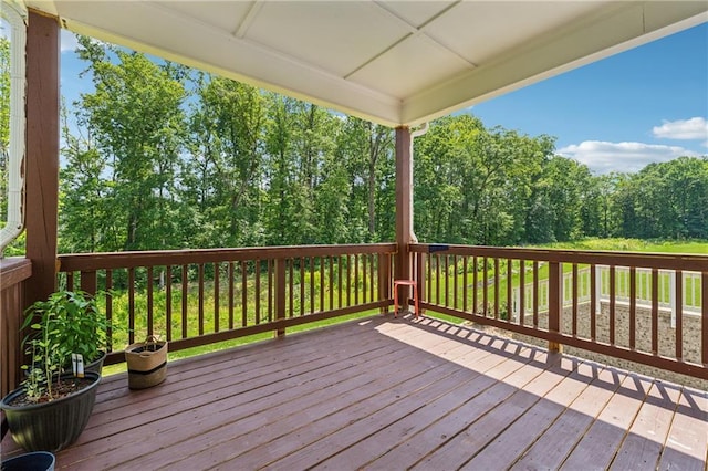 5545 Adirondack Dr, Cumming, GA 30040 - view of wooden deck