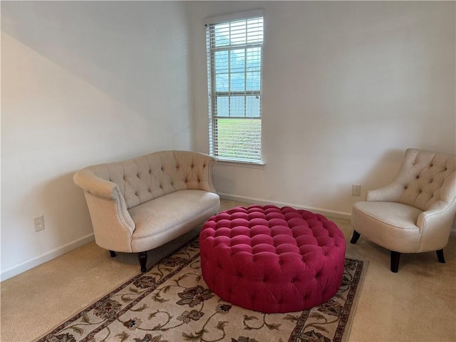 4037 Hill Station Ct, Sugar Hill, GA 30518 - sitting room with healthy amount of natural light, carpet flooring, and baseboards