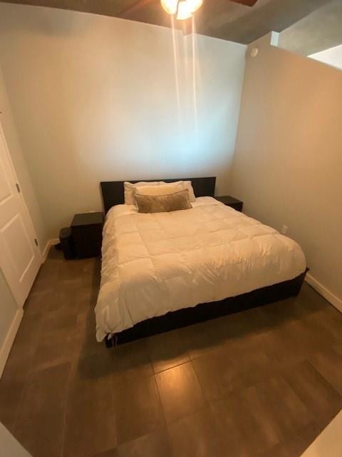 361 17th St NW Unit 1717, Atlanta, GA 30363 - bedroom with baseboards and ceiling fan