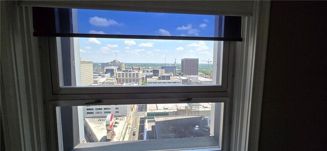 detailed view of a view of city