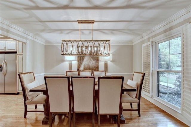 5475 Trowbridge Dr, Dunwoody, GA 30338 - dining room featuring a healthy amount of sunlight, light wood-type flooring, a chandelier, and baseboards