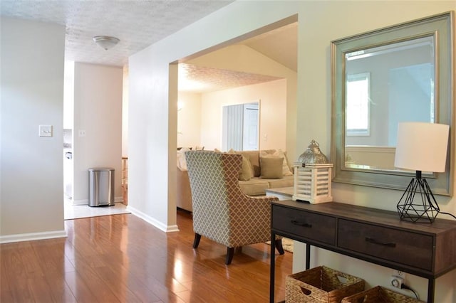 1676 Northridge Dr, Morrow, GA 30260 - interior space with baseboards, a textured ceiling, and wood finished floors