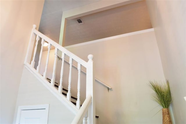 1676 Northridge Dr, Morrow, GA 30260 - stairway with visible vents