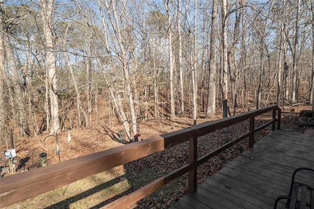 view of deck