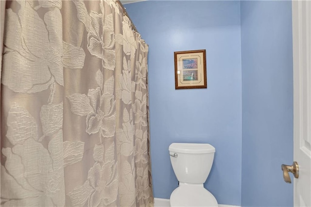 bathroom with toilet