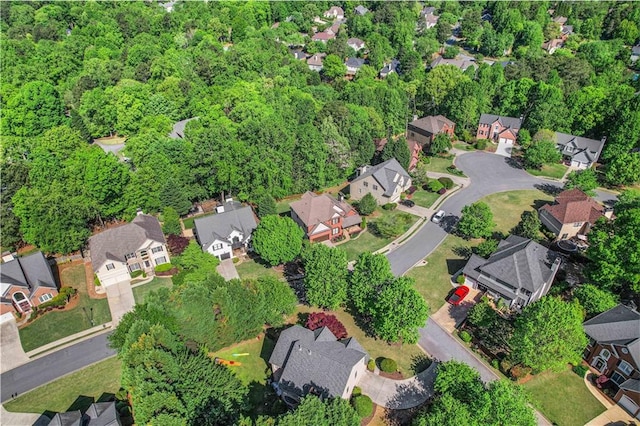 view of birds eye view of property