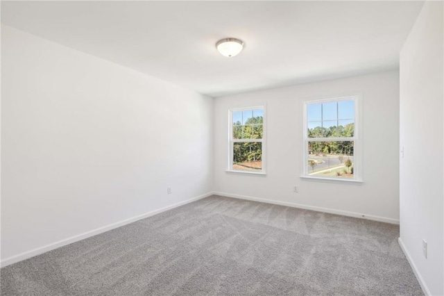 unfurnished room featuring carpet floors