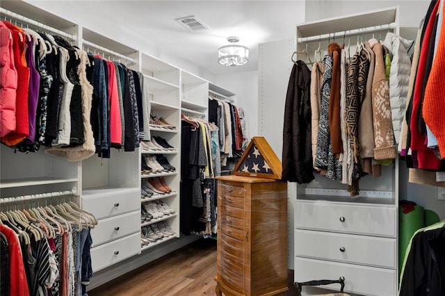 7537 Brookstone Cir, Flowery Branch, GA 30542 - spacious closet with wood finished floors