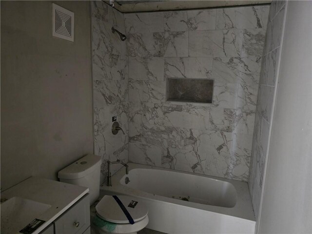 1920 Moores Mill Rd NW, Atlanta, GA 30318 - full bath with toilet, vanity, and shower / bathtub combination