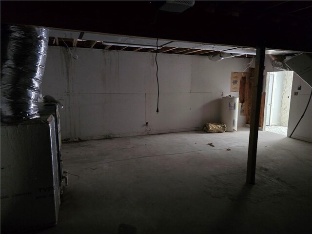 1920 Moores Mill Rd NW, Atlanta, GA 30318 - unfinished basement with water heater