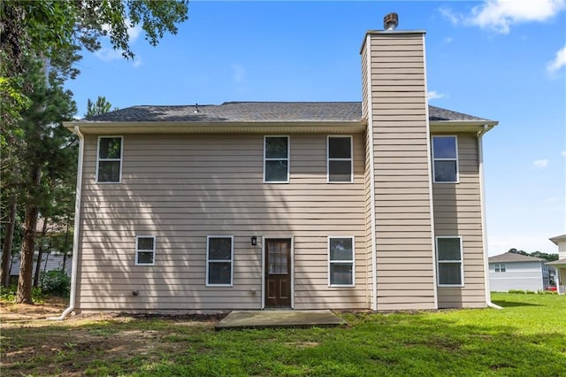 3405 Summer Brooke Way, Union City, GA 30291 - back of house featuring a lawn and a chimney