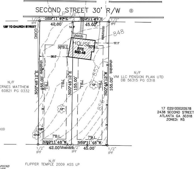 2440 2nd St, Atlanta GA, 30318 land for sale