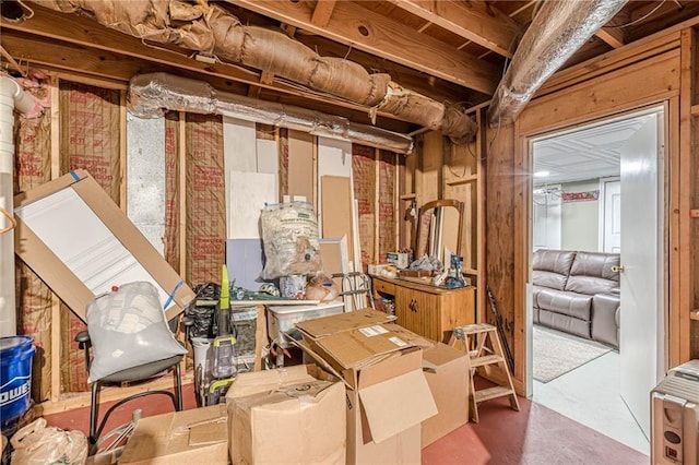7234 Post Rd, Winston, GA 30187 - miscellaneous room featuring concrete floors