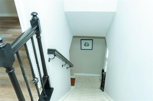 909 NE Otter Way NE, Marietta, GA 30068 - stairs with baseboards