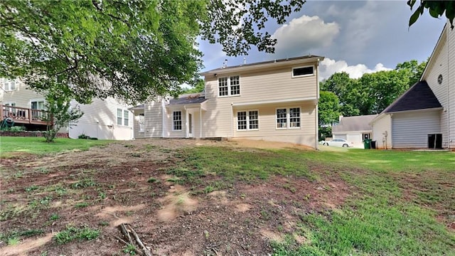 view of rear view of property