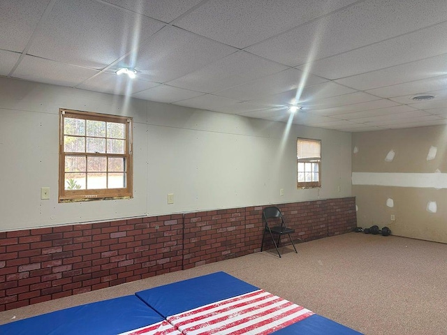 view of sport court with plenty of natural light