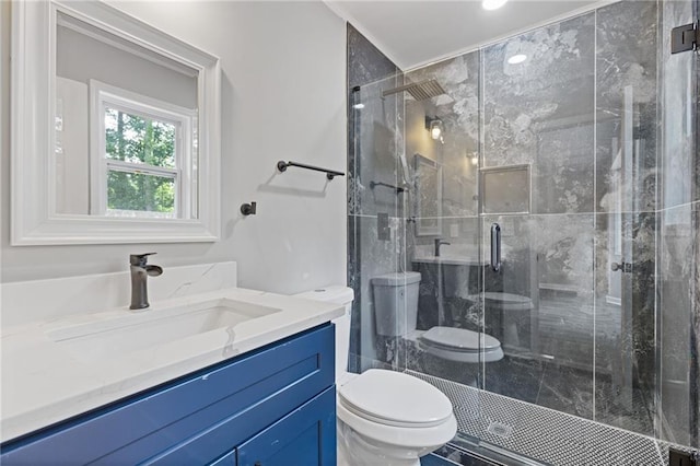 2310 Whitehead Place Dr, Suwanee, GA 30024 - full bath featuring vanity and a stall shower