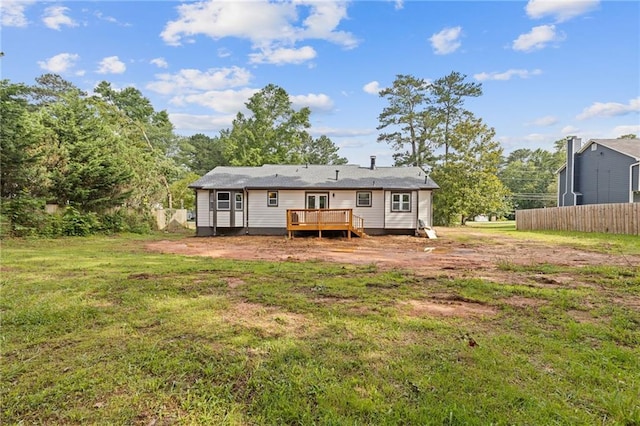 2310 Whitehead Place Dr, Suwanee, GA 30024 - rear view of property with a deck