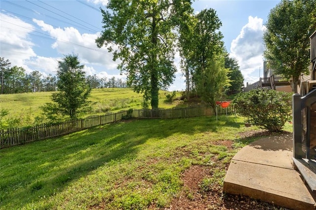 5077 Newpark Dr NW, Acworth, GA 30101 - view of yard featuring a fenced backyard