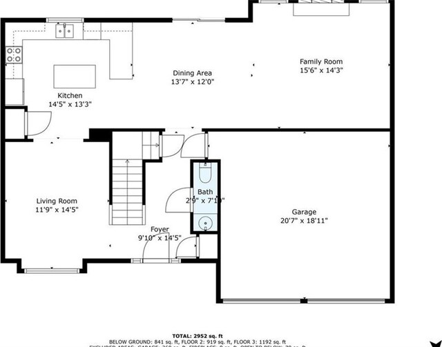 5077 Newpark Dr NW, Acworth, GA 30101 - floor plan