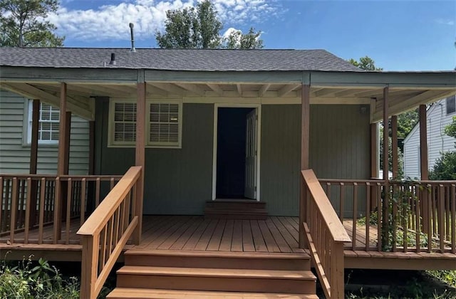 view of deck