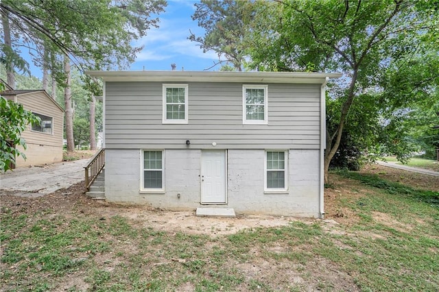 view of rear view of property