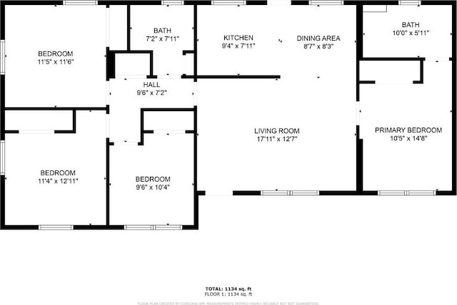 3147 Canary Ct, Decatur, GA 30032 - floor plan
