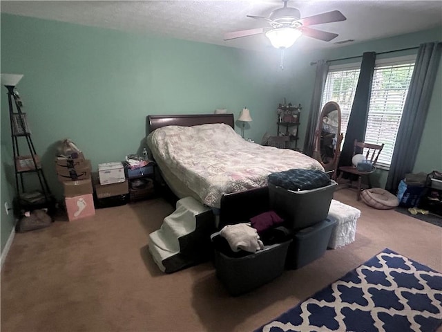 1784 Virginia Grove Ln, Lawrenceville, GA 30045 - carpeted bedroom with a ceiling fan