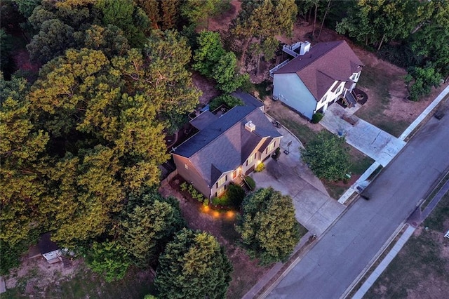 1784 Virginia Grove Ln, Lawrenceville, GA 30045 - view from above of property featuring a heavily wooded area