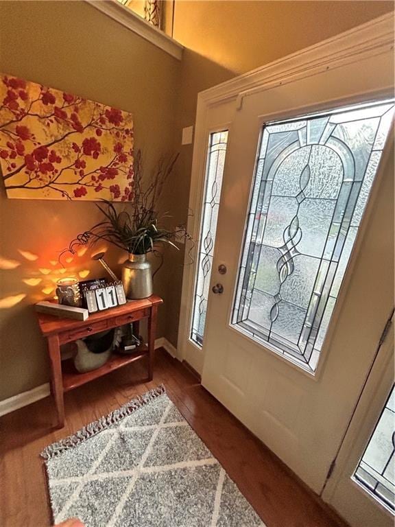 1784 Virginia Grove Ln, Lawrenceville, GA 30045 - foyer entrance featuring wood finished floors and plenty of natural light