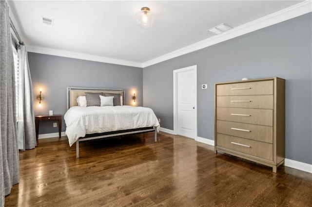 2362 Saint Davids Sq NW, Kennesaw, GA 30152 - bedroom with ornamental molding, baseboards, and wood finished floors