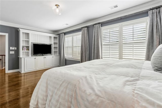 2362 Saint Davids Sq NW, Kennesaw, GA 30152 - bedroom with wood finished floors, ornamental molding, and baseboards