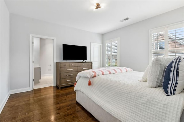 2362 Saint Davids Sq NW, Kennesaw, GA 30152 - bedroom with dark wood finished floors, baseboards, and ensuite bathroom