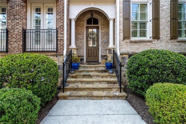 2362 Saint Davids Sq NW, Kennesaw, GA 30152 - doorway to property featuring brick siding
