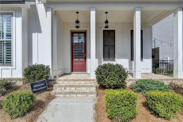 view of entrance to property