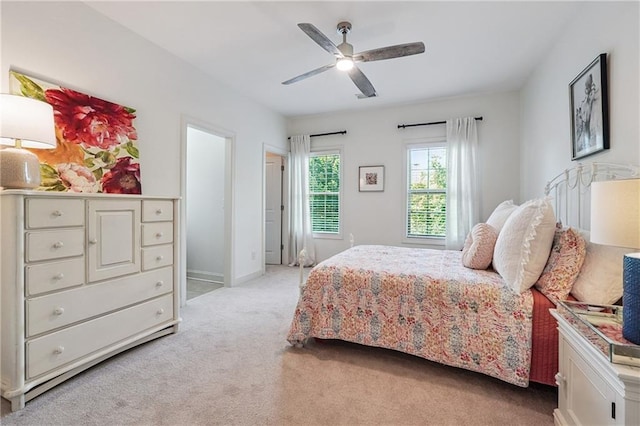715 Saybeck Way, Milton, GA 30004 - bedroom featuring light carpet and ceiling fan