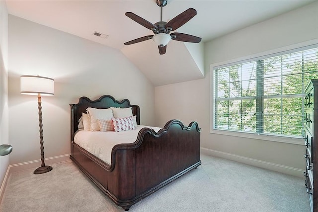 715 Saybeck Way, Milton, GA 30004 - carpeted bedroom featuring lofted ceiling and a ceiling fan