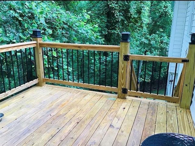 3535 Cameron Cir, Gainesville, GA 30506 - view of wooden deck