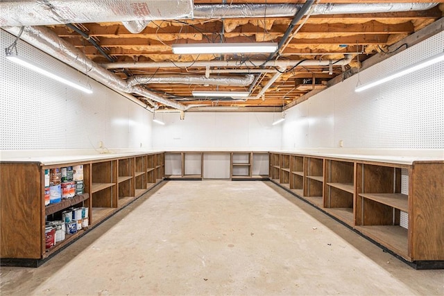 1488 White Columns Blvd, Canton, GA 30115 - unfinished below grade area with a workshop area