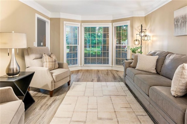 910 Kings Arms Way, Johns Creek, GA 30022 - living area with wood finished floors and crown molding