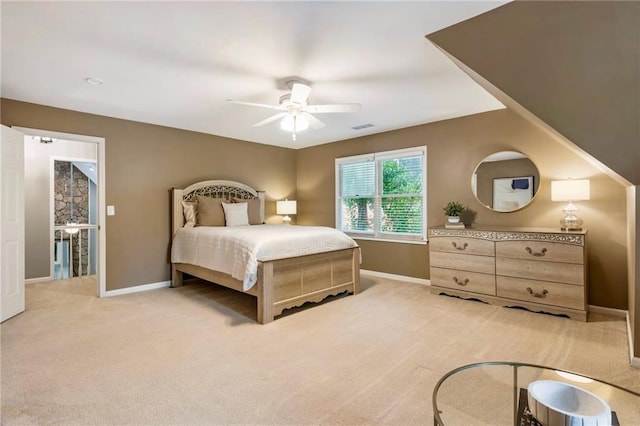 910 Kings Arms Way, Johns Creek, GA 30022 - bedroom featuring light carpet and a ceiling fan