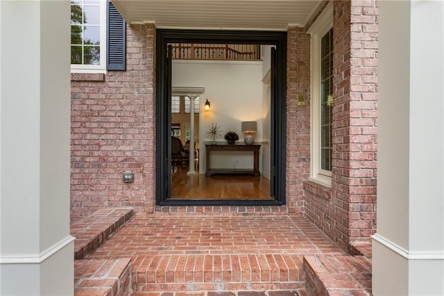 135 Stone Orchard Ct, Milton, GA 30004 - property entrance featuring brick siding