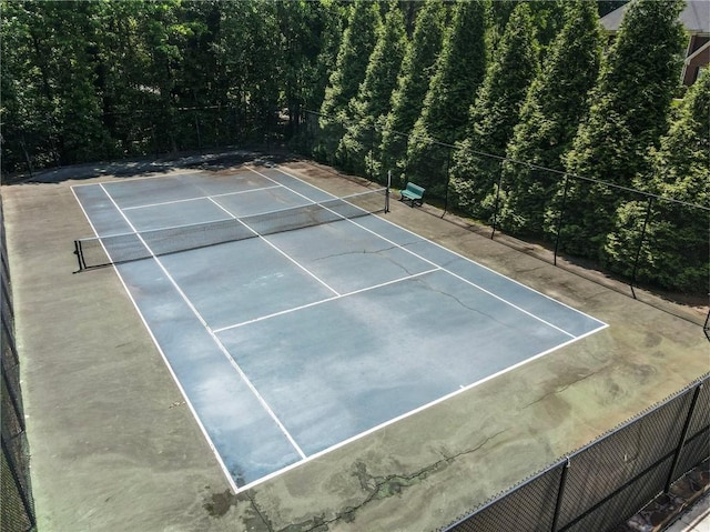 135 Stone Orchard Ct, Milton, GA 30004 - view of tennis court with fence